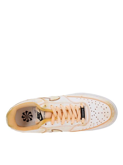 Faux leather and fabric trainers NIKE SEDDYS | NIKE COURT VISION LO NN DH2987 101ARANCIO